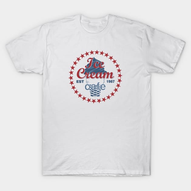 ice cream cafe T-Shirt by vender